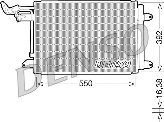 Denso DCN32002 - Klima Radyatörü / Kondansatör parcadolu.com