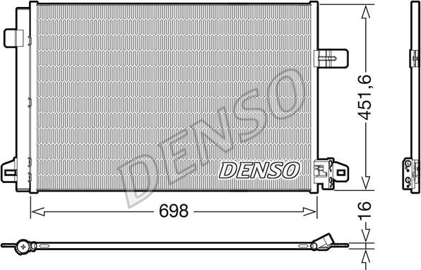 Denso DCN32028 - Klima Radyatörü / Kondansatör parcadolu.com