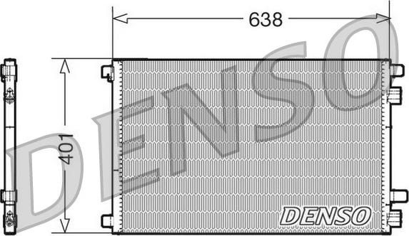 Denso DCN23012 - Klima Radyatörü / Kondansatör parcadolu.com