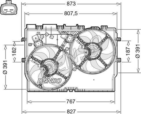 Denso DER09311 - Fan Motoru, Motor Soğutması parcadolu.com