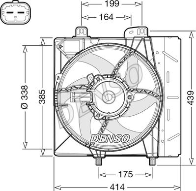 Denso DER07011 - Fan Motoru, Motor Soğutması parcadolu.com