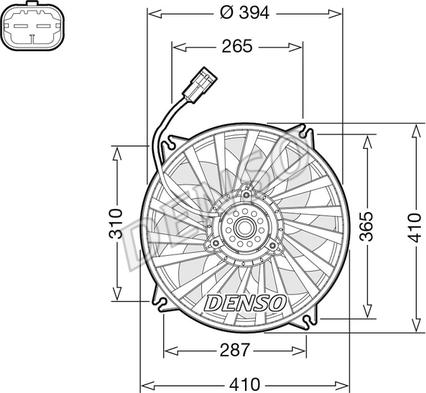 Denso DER07012 - Fan Motoru, Motor Soğutması parcadolu.com