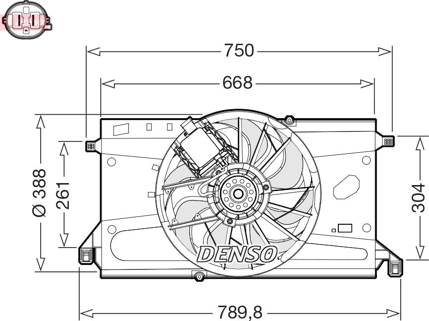 Denso DER10011 - Fan Motoru, Motor Soğutması parcadolu.com