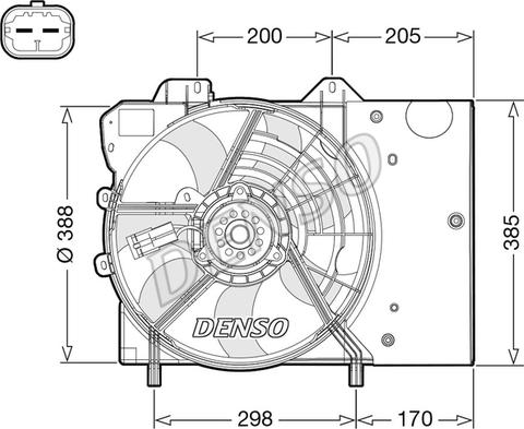 Denso DER21024 - Fan Motoru, Motor Soğutması parcadolu.com