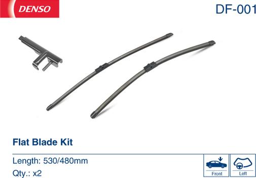 Denso DF-001 - SILECEK SETI 53-48   VW  GOLF III -99 GOLF IV -05 parcadolu.com