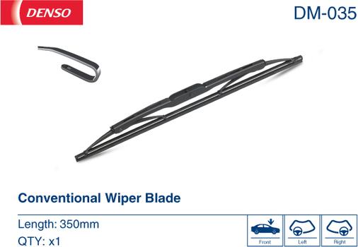 Denso DM-035 - SILECEK TEK-350mm-14ınc-JAPON TUM MODELLER   parcadolu.com