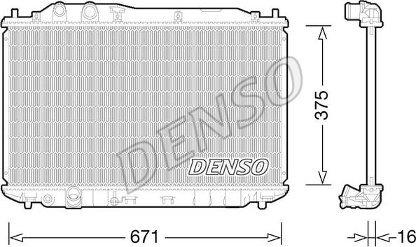 Denso DRM40028 - Motor Su Radyatörü parcadolu.com