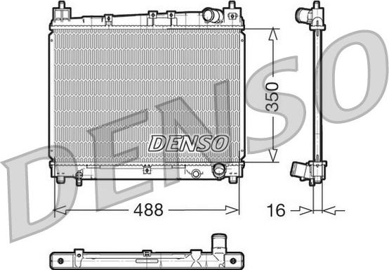 Denso DRM50006 - Motor Su Radyatörü parcadolu.com