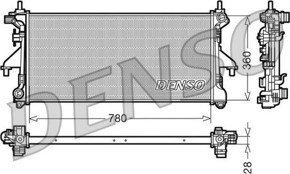 Denso DRM09079 - Motor Su Radyatörü parcadolu.com