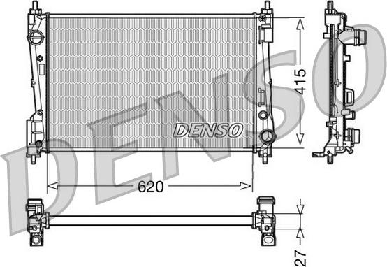 Denso DRM09110 - Motor Su Radyatörü parcadolu.com