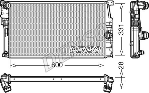 Denso DRM05014 - Motor Su Radyatörü parcadolu.com