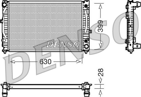 Denso DRM02031 - Motor Su Radyatörü parcadolu.com