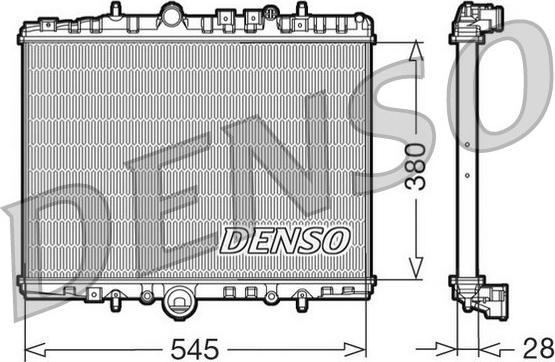 Denso DRM07056 - Motor Su Radyatörü parcadolu.com