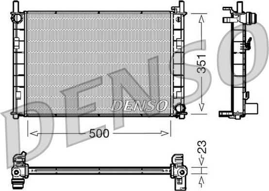 Denso DRM10045 - Motor Su Radyatörü parcadolu.com