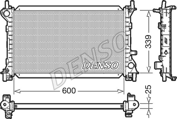 Denso DRM10002 - Motor Su Radyatörü parcadolu.com