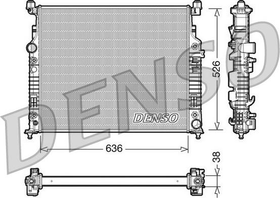 Denso DRM17006 - Motor Su Radyatörü parcadolu.com
