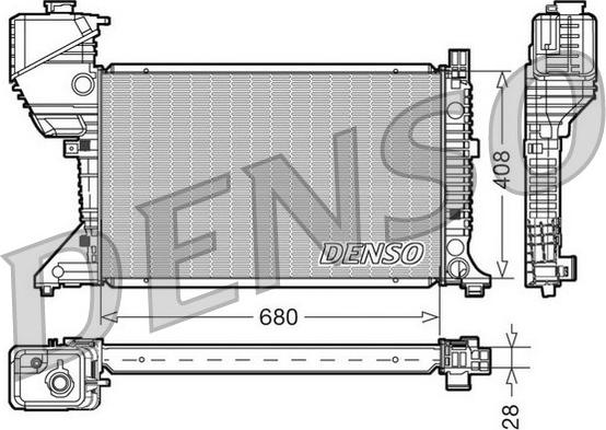 Denso DRM17015 - Motor Su Radyatörü parcadolu.com