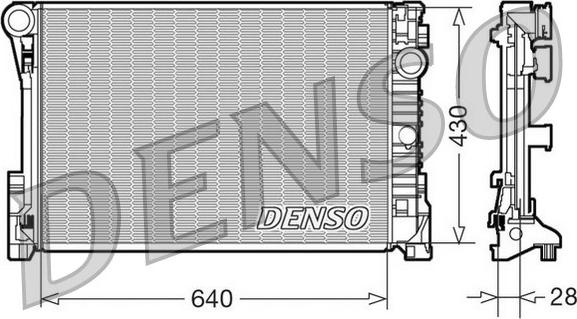 Denso DRM17110 - Motor Su Radyatörü parcadolu.com