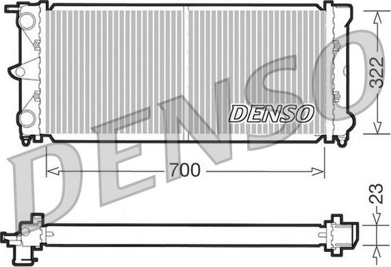 Denso DRM32021 - Motor Su Radyatörü parcadolu.com