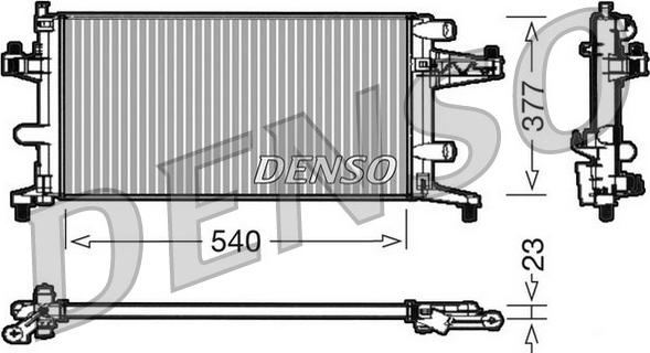 Denso DRM20040 - Motor Su Radyatörü parcadolu.com