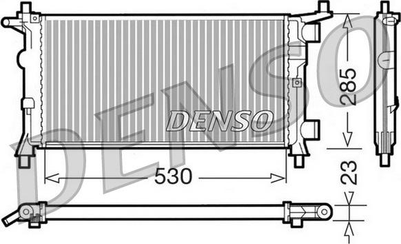 Denso DRM20041 - Motor Su Radyatörü parcadolu.com