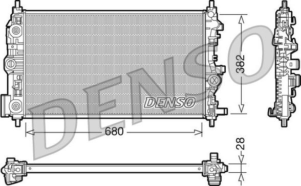 Denso DRM20009 - Motor Su Radyatörü parcadolu.com