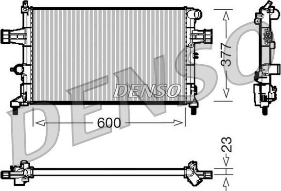 Denso DRM20083 - Motor Su Radyatörü parcadolu.com