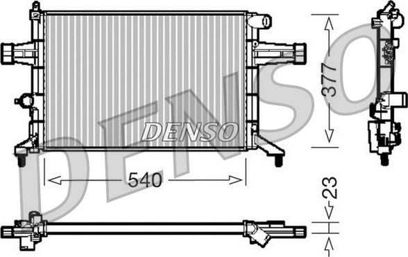 Denso DRM20082 - Motor Su Radyatörü parcadolu.com