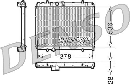 Denso DRM21056 - Motor Su Radyatörü parcadolu.com