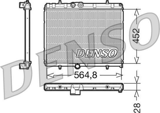 Denso DRM21057 - Motor Su Radyatörü parcadolu.com