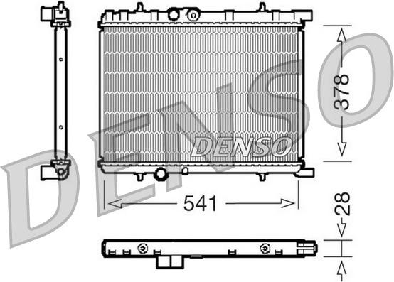 Denso DRM21032 - Motor Su Radyatörü parcadolu.com