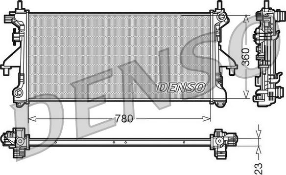 Denso DRM21100 - Motor Su Radyatörü parcadolu.com