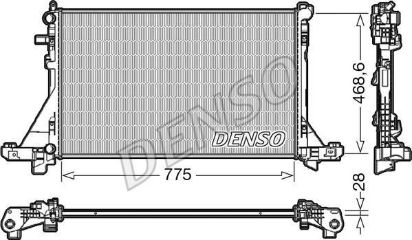 Denso DRM23112 - Motor Su Radyatörü parcadolu.com