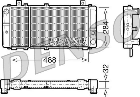 Denso DRM27001 - Motor Su Radyatörü parcadolu.com