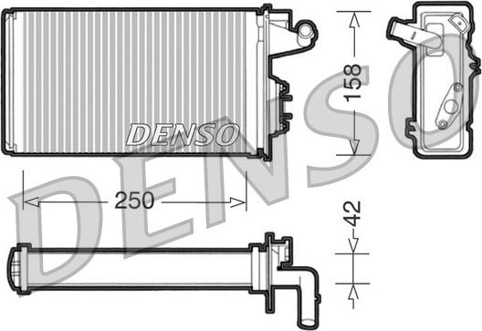 Denso DRR09010 - Kalorifer Radyatörü parcadolu.com