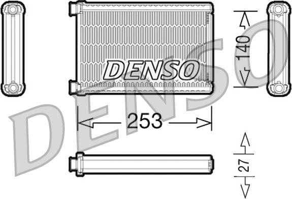 Denso DRR05005 - Kalorifer Radyatörü parcadolu.com