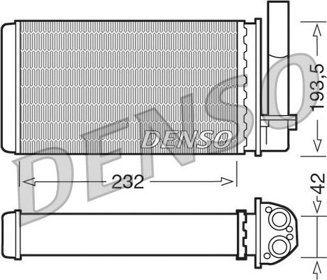 Denso DRR21003 - Kalorifer Radyatörü parcadolu.com