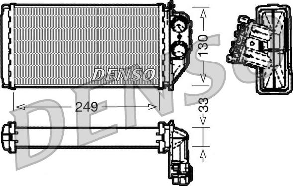 Denso DRR21002 - Kalorifer Radyatörü parcadolu.com