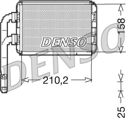 Denso DRR23016 - Kalorifer Radyatörü parcadolu.com