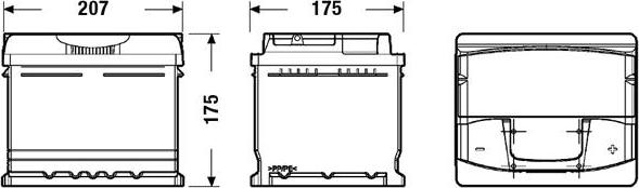 Exide EA472 - Akü parcadolu.com