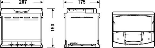 Exide EA530 - Akü parcadolu.com