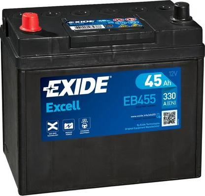 Exide EB455 - Akü parcadolu.com