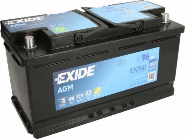 Exide EK960 - Akü parcadolu.com