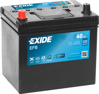 Exide EL605 - Akü parcadolu.com