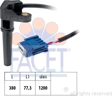 FACET 9.0618 - Devir Sayısı Sensörü, Otomatik Şanzıman parcadolu.com