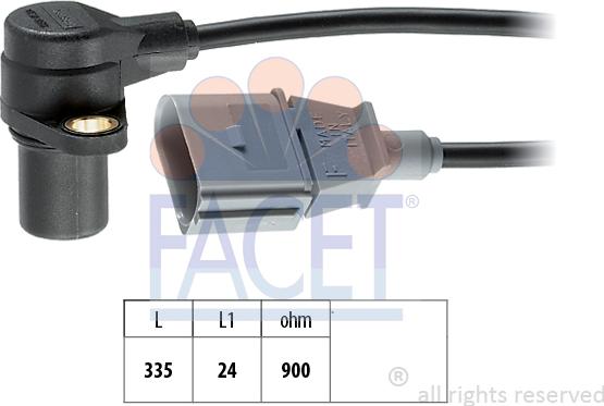 FACET 9.0398 - Krank Sensörü, İmpuls Vericisi parcadolu.com