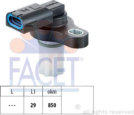 FACET 9.0309 - Devir Sayısı Sensörü, Otomatik Şanzıman parcadolu.com