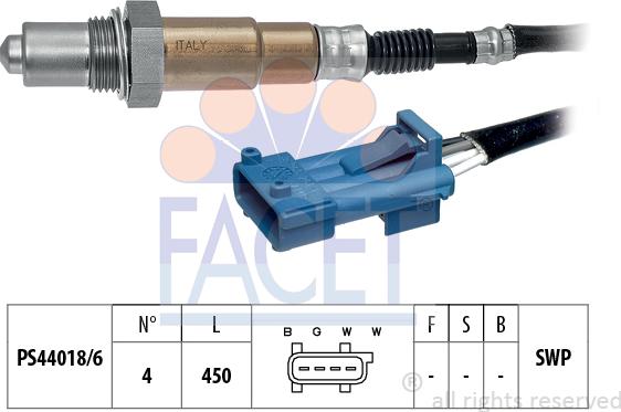 FACET 10.8078 - Lambda Sensörü parcadolu.com