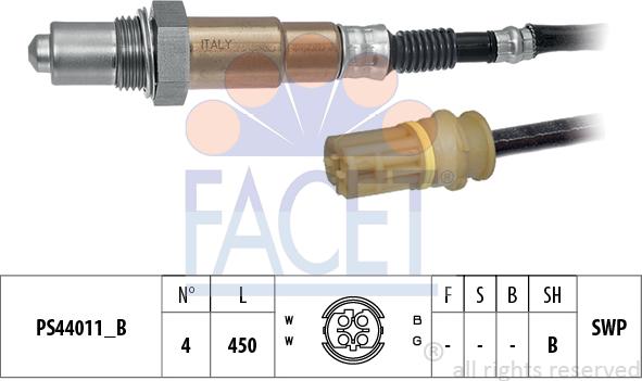 FACET 10.8332 - Lambda Sensörü parcadolu.com