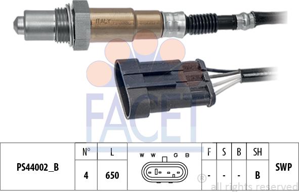 FACET 10.8241 - Lambda Sensörü parcadolu.com